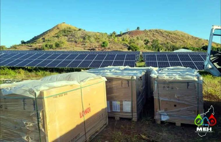 Nosy-Be : Une centrale solaire de 3 MWc en cours d’installation à Madiro